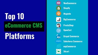 Top 10 Best eCommerce CMS Platforms | WooCommerce | Shopify | Magento | BigCommerce | Drupal