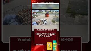Container truck carrying materials | TRAFFIC SAFETY
