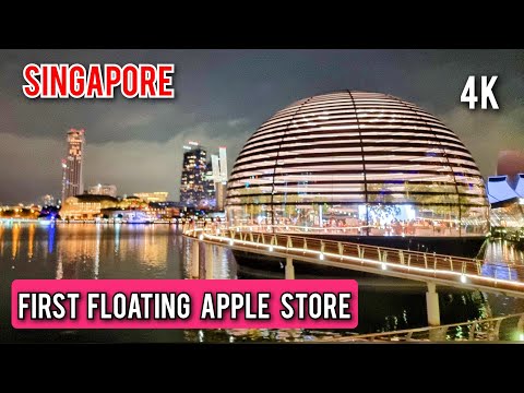 Apple to open world's first floating retail store at Marina Bay Sands in  Singapore - Apple's floating store