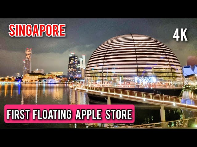 What is Inside Apple First Floating Store, Apple Marina Bay Sands