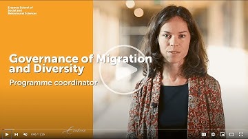 Governance of Migration and Diversity - Master in Public Administration or Sociology
