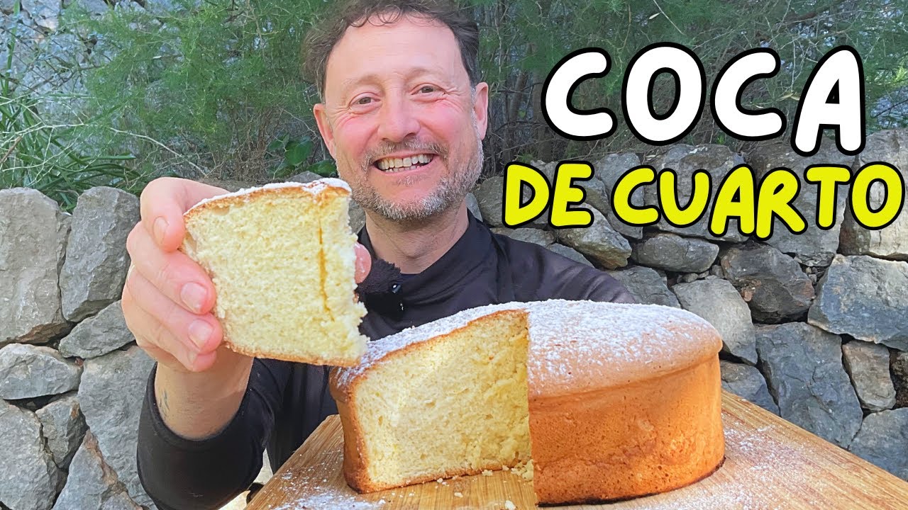 COCA MALLORQUINA el Bizcocho más Esponjoso con 3 Ingredientes SIN HARINA! - GUILLE RODRIGUEZ