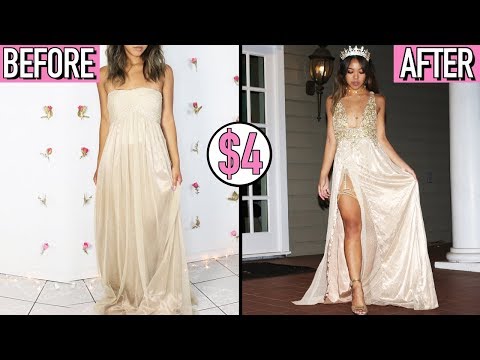 DIY OLD PROM DRESS FOR UNDER $25! | BROKE & BOUJEE | Nava Rose