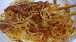 冷凍ナポリタン【ママー】食べてみた