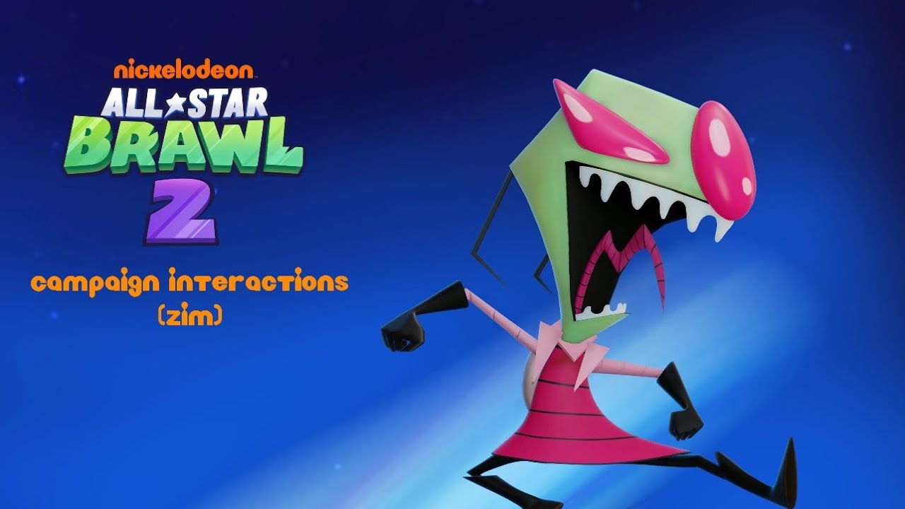 Nickelodeon All Star Brawl 2: Campaign Interactions (Zim)
