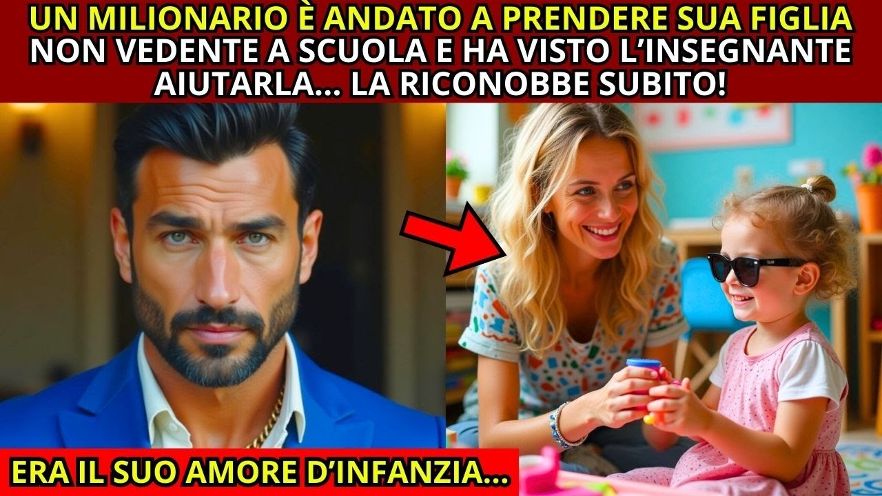 UN MILIONARIO È ANDATO A PRENDERE SUA FIGLIA NON VEDENTE A SCUOLA E HA ...