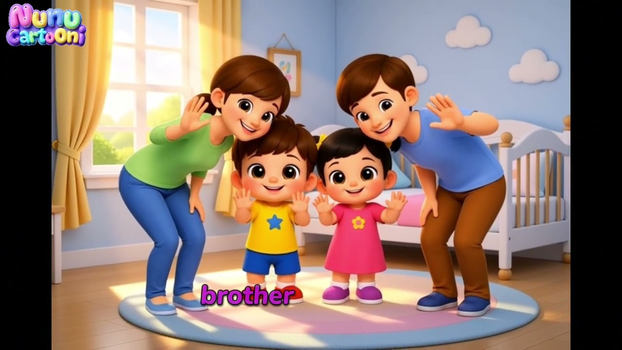 Good Morning Song ☀️ | Happy Family Nursery Rhyme song for Kids