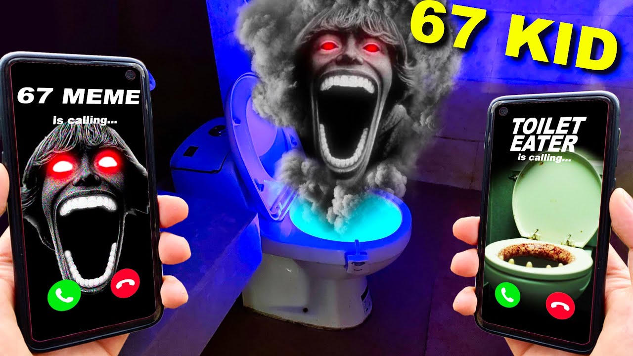 67 KID is CALLING - RUN Toilet Eater, Blippi exe, also Peppa Pig and Sea Eater