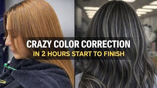 SUPER Fast ASHY color correction from Orange 