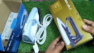 Bajaj Dry iron 750W and 600W unboxing and review#wholesalecost.best dry iron in neodeal. 