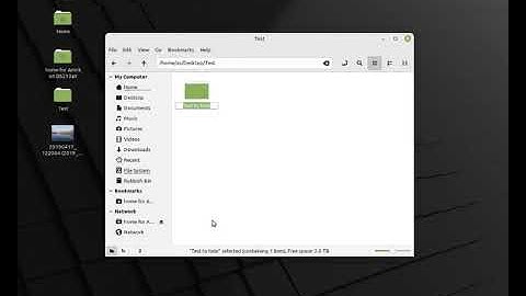 How to hide a folder or file in Linux Mint
