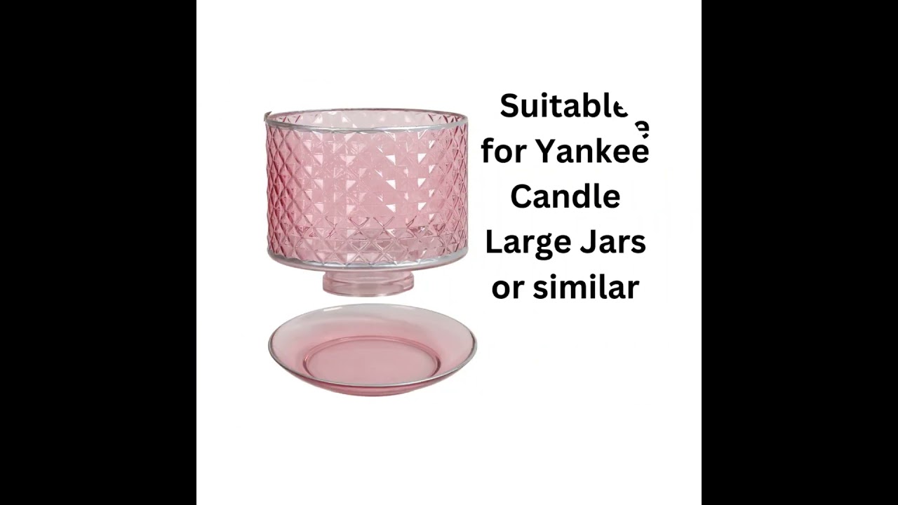Shades and Plates for Large Jar Candles