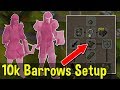 Budget Barrows Setup that Only Costs 10,000gp! Killing Bosses with the Cheapest Possible Gear [OSRS]