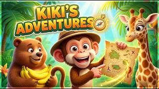 Funny Animal Animation: Kiki's Magical Jungle Adventure Story