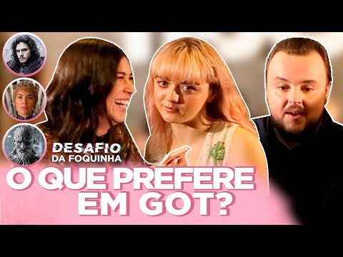 ARYA STARK E SAM FALAM SOBRE CABELO DE JON SNOW, KARDASHIANS, REALITY DOS LENNISTER.. (GOT) Foquinha