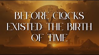 BEFORE CLOCKS EXISTED: THE BIRTH OF TIME