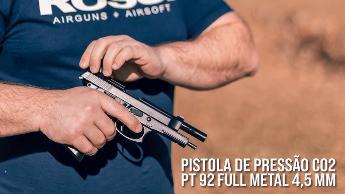 Pistola de Pressão Co2 Wingun W301 4,5mm Full Metal - Az de Espadas