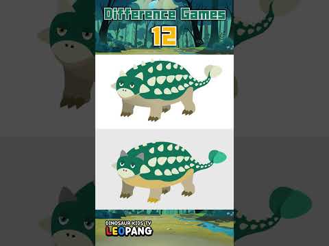 Find The <strong>Difference</strong> Spot <strong>Games</strong> - Kids dinosaurs Songs #안킬로사우루스 #Ankylosaurus #dinosaurs #Shorts