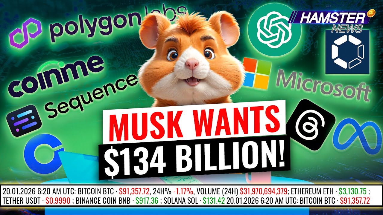 Polygon уволила 60 сотрудников, Маск требует $134 млрд, Threads стал популярнее X ⚡️ Hamster News