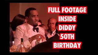 FULL DIDDY 50TH BIRTHDAY PARTY FOOTAGE