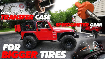 Jeep TJ Speedometer Gear For Bigger Tires