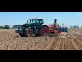 Eta le saulnier au semis de mas fendt 826 et combin 45m