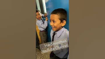 Mayor Balen Shah is a famous among school kids!  #Balen #shortsvideo #mayor