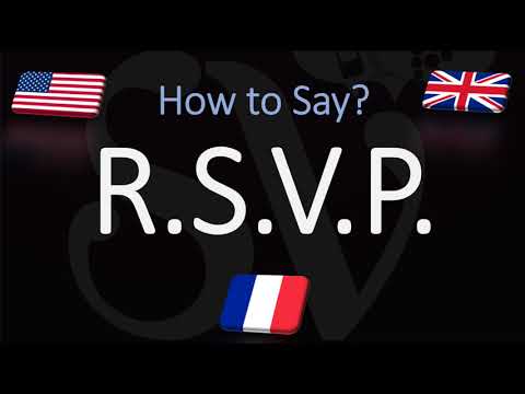 How to Pronounce RSVP? (CORRECTLY) Meaning & Pronunciation