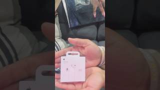 Unboxing my wired headphones from APPLE!!!! ✨ #tiktokvideo #chosenones #GodDid