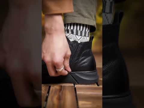 حذاء مارتن عالي الجودة من جلد البقر بنمط التمساح