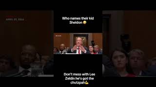 Lee Zeldin vs Sheldon 🤣 #politicalmemes #humormemes #leezeldin #sheldonwhitehouse #trumpsupporters￼