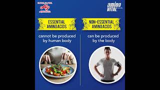 aminoVITAL® | Essential vs Non-Essential Amino Acids