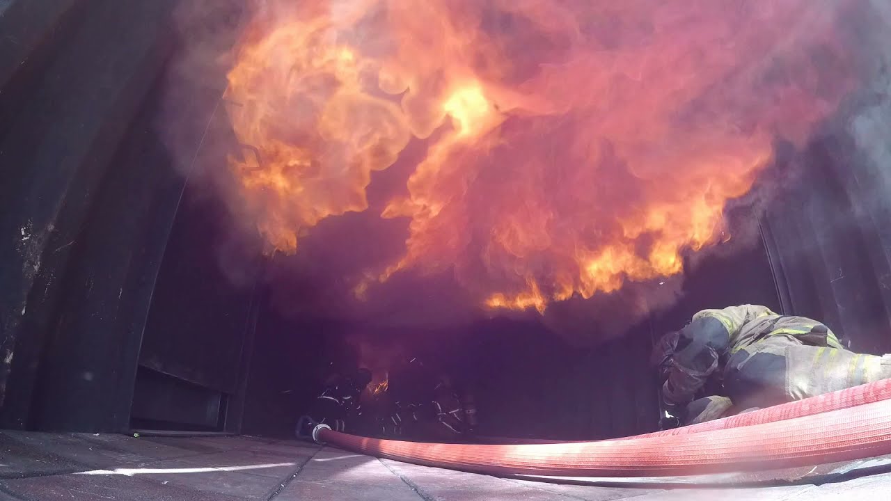 Fire Gas Ignition awareness training, Vatrogasni Trenažni Centar, Pasjak, Croatia