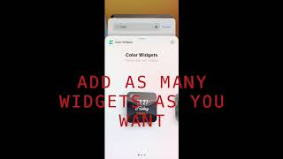 Multiple Color Widgets
