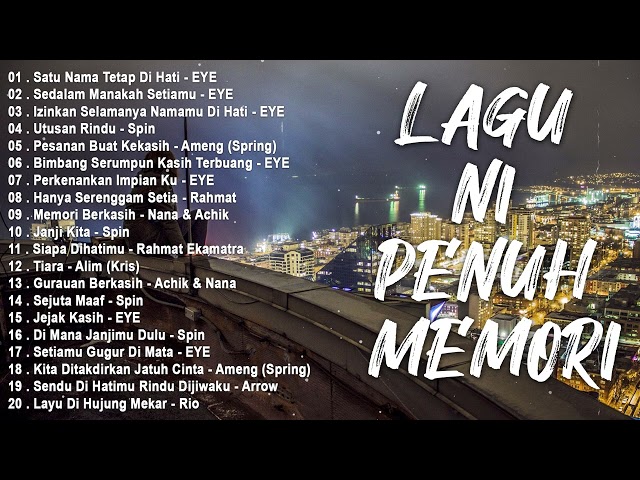 Lagu Slow Rock Malaysia 80-90an Terbaik - Lagu Jiwang Terbaik Sepanjang Masa - Lagu Malaysia Populer class=
