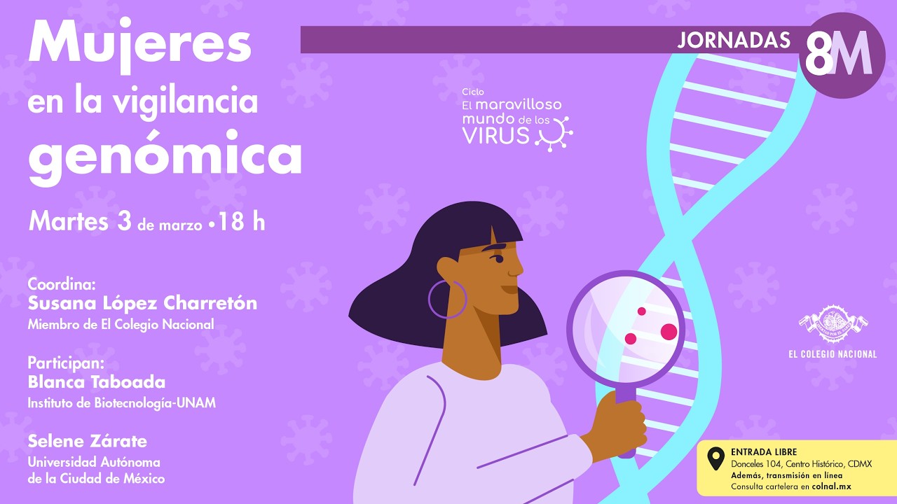 Mujeres en la vigilancia genómica | JORNADAS 8M🟣