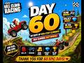 Day 60 Insane Record Break Gameplay 🔥 Hill Climb Racing High Score 🚀#HillClimbRacing #MobileGaming