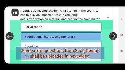 Introduction to FLN Mission CPD || NISHTHA 3.0 Module 1 answers | DIKSHA question answers | NISHTHA