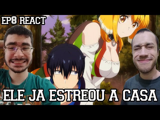 ELE ESTREOU A CASA NOVA - Isekai Meikyuu de Harem wo Episódio 8 REACT 