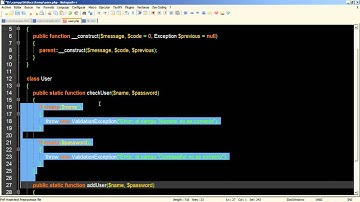 PHP 5: Excepciones - Ejemplo complejo (4/4)