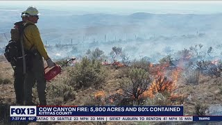 Wildfires burning across Washington State update for Thursday | FOX 13 Seattle