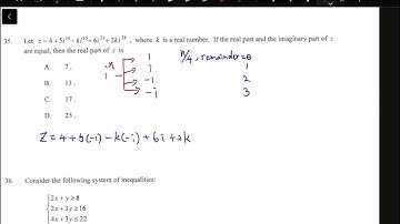 HKDSE 2022 Math paper 2 - #35  complex numbers