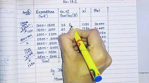 Class-10th Maths Ex-14.2 Q3 Statistics || mode and mean by #easymethod || #cbse #ncert #maths