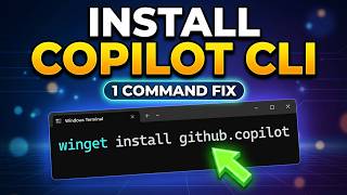 How to Install GitHub Copilot CLI on Windows | AI Coding Agent 🤖