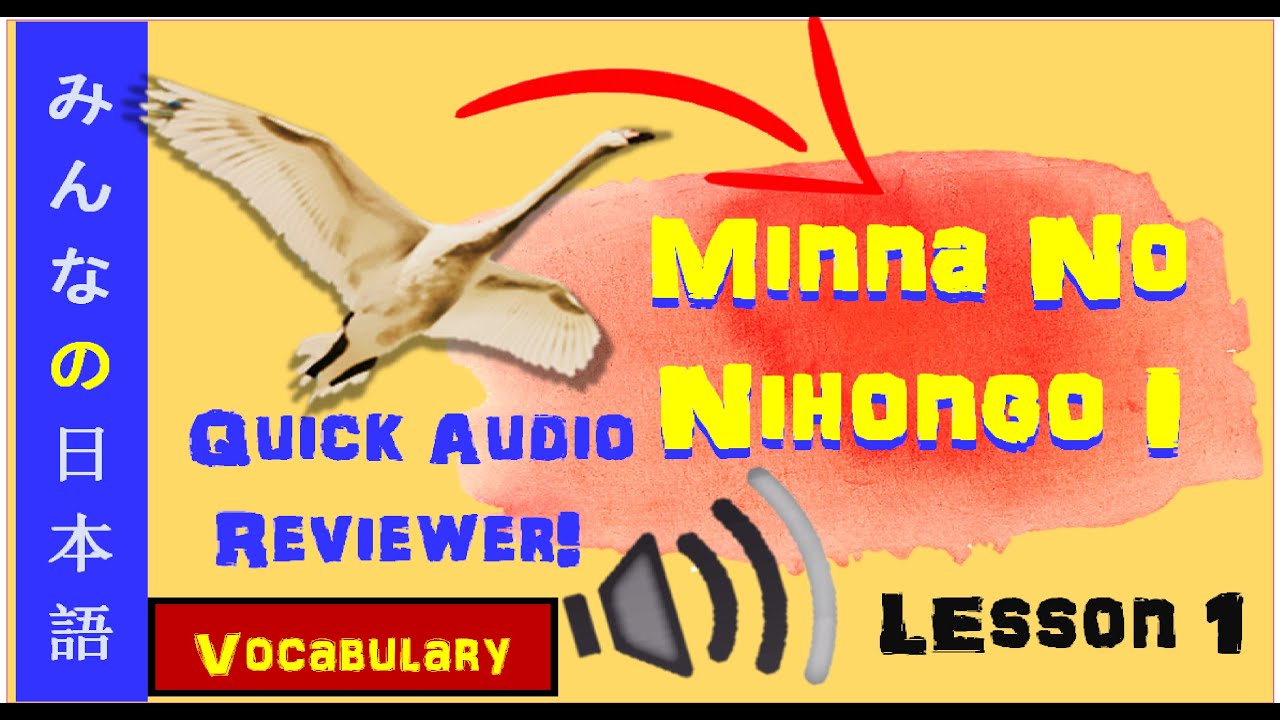 Minna No Nihongo Vocabulary Audio