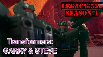 Transformers: GARRY & STEVE | Stop Motion | LEGACY-55
