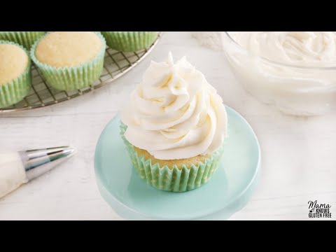 Gluten-Free Vanilla Buttercream Frosting {Dairy-Free & Vegan Option}