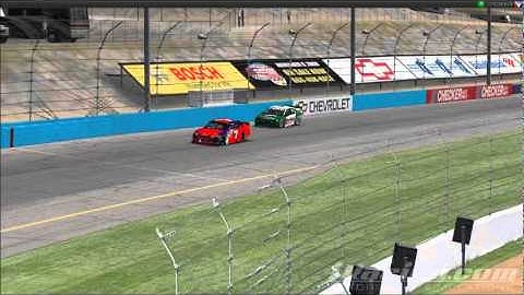 iRacing.com AUSCAR v NASCAR Test Session @ Phoenix International Speedway.wmv
