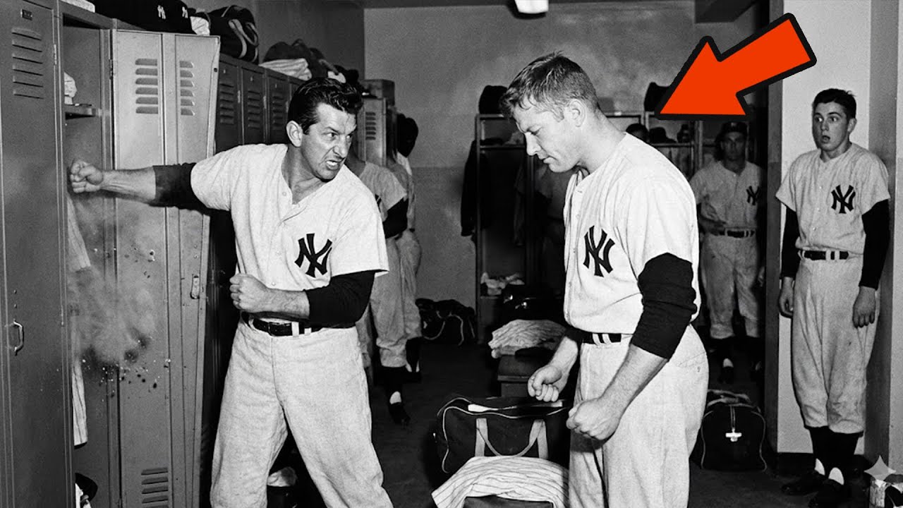 Mantle and Billy Martin Nearly Fought in the Yankees Clubhouse and Teammates Had to Step In