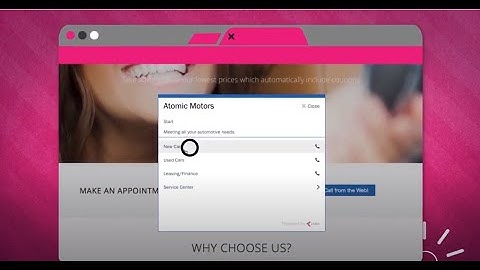 Kandy Visual Attendant - Voice Calling for your website.